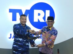 Perkuat Sinergi dengan Media Komandan Lanud Husein Sastranegara Audiensi ke TVRI Jabar