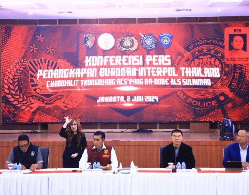 Polri Tangkap Buronan Thailand Paling Dicari