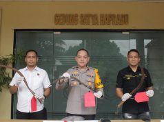 Bubarkan Tawuran Di Kembangan Polisi Dibacok, Tiga Pelaku Remaja Ditahan