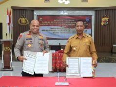 Untuk Rekrutmen Ribuan Bintara Polri 2024, Kapolda Papua Gelar Penandatanganan NPHD