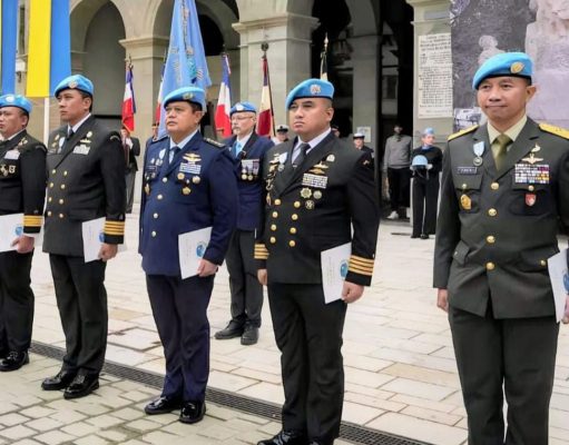 Seorang Perwira Polisi dan 5 Perwira TNI Mendapat Penghargaan dari PBB