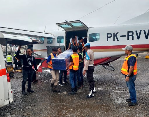 Jenazah Daeng Rusli Korban Kekejaman KKB Pimpinan Undius Kogoya Berhasil di Evakuasi