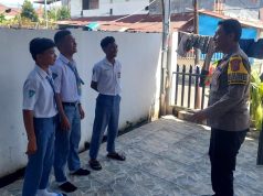 Bhabinkamtibmas Polsek Singkil Gelar Pembinaan Pelajar: Ajak Siswa SMA Berperilaku Positif