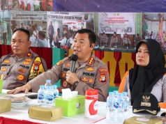 Jum’at Curhat Plus Kapolres Metro Jakarta Pusat Dalam Rangkaian Pelayanan Bulan Bakti Polri Presisi Bersama Warga di Poskamling RW 011 Johar Baru