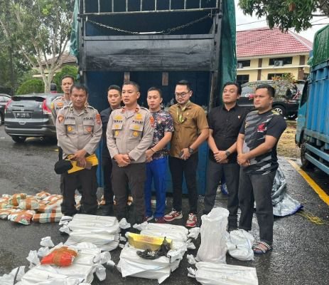 Polda Babel Gagalkan Penyelundupan 4 Ton Timah Ilegal