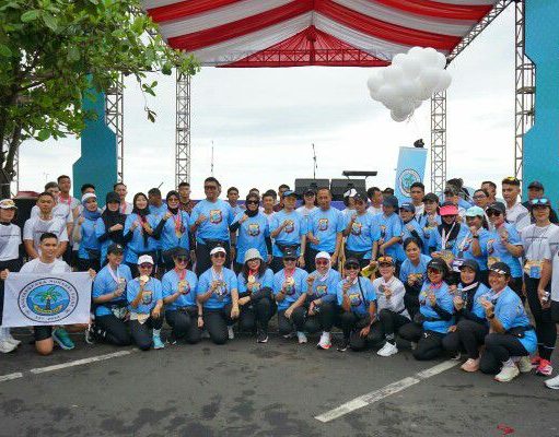 Sambut HUT Bhayangkara Ke-78 Kapolda Launching Bhayangkara Runners Polda Sulut, Wadah Pecinta Olahraga Lari