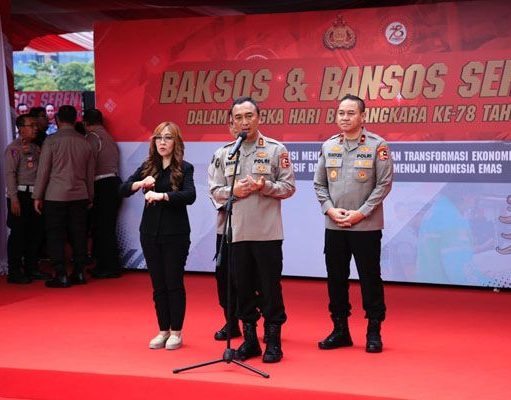 Sambut HUT Bhayangkara Ke-78 Kapolri Pimpin Pelepasan 315.718 Paket Sembako