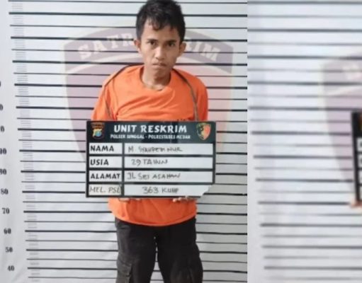 Polsek Sunggal Tangkap 3 Pelaku Curanmor Pegawai Toko Roti, 1 Pelaku Petugas Parkir