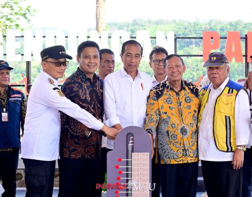 Presiden Jokowi Resmikan Bendungan Pamukkulu, Tingkatkan Ketahanan Air di Sulawesi Selatan
