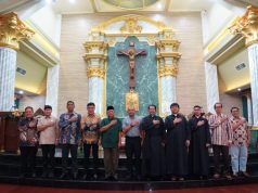 Wadankorbrimob Polri Hadiri Perayaan Pesta Nama Gereja Santo Thomas