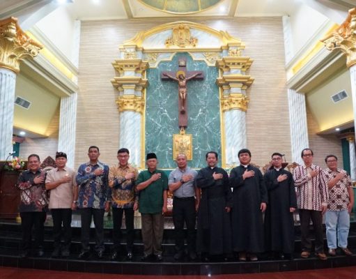 Wadankorbrimob Polri Hadiri Perayaan Pesta Nama Gereja Santo Thomas