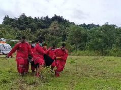 Kapolda Gorontalo Kerahkan 1 Unit Helikopter Evakuasi Korban Tanah Longsor