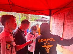 Polda Gorontalo Turunkan Tim Kesehatan untuk Evakuasi dan Identifikasi Korban Longsor di Suwawa Timur