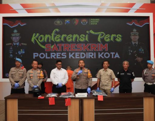 Polres Kediri Kota Berhasil Amankan 3 Tersangka Pengeroyokan Pasutri yang Viral di Medsos