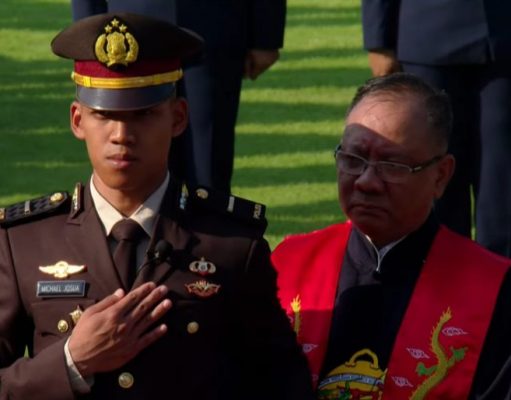 Michael Josua, Perwira Remaja Polri Pertama dan Satu-satunya Penganut Konghucu yang dilantik Presiden Jokowi