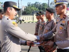 Kapolres Metro Depok Pimpin Apel Pemberian Penghargaan Kepada Personel yang Berprestasi