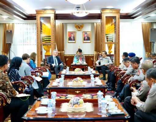 Kunjungan Perwakilan PBB Under Secretary General For Peace Operation Jean-Pierre Lacroix diterima Oleh Wakapolri