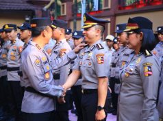 Pimpin Upacara Kenaikan Pangkat, Kadiv Humas Tegaskan Tantangan ke Depan