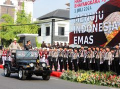 Kirab Kebangsaan Hadirkan Kegembiraan di Perayaan HUT Bhayangkara ke-78 Polda Jawa Tengah