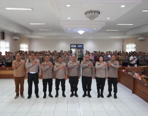 Polrestabes Semarang Terima Latja 100 Siswa SIPSS Batalyon Ksatria Sadacara
