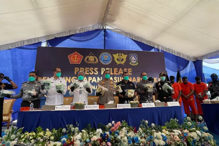 BNN dan Bea Cukai Gagalkan Penyelundupan 106 Kg Sabu di Perairan Kepri