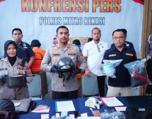 Polrestro Bekasi Ungkap Kasus Pembunuhan Berencana dengan Motif Ekonomi dan Sakit Hati
