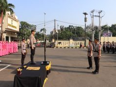 Kapolres Metro Depok Pimpin Upacara Serah Terima Jabatan Wakapolres Metro Depok
