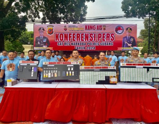 Satnarkoba Polres Subang Bongkar 6 Kasus Penyalahgunaan Narkoba Selama Juli 2024