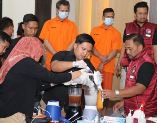 3,89 Kg Sabu dan Ribuan Pil Exstasi Hasil Operasi Nila Jaya 2024 di Musnahkan Polrestro Tangerang Kota