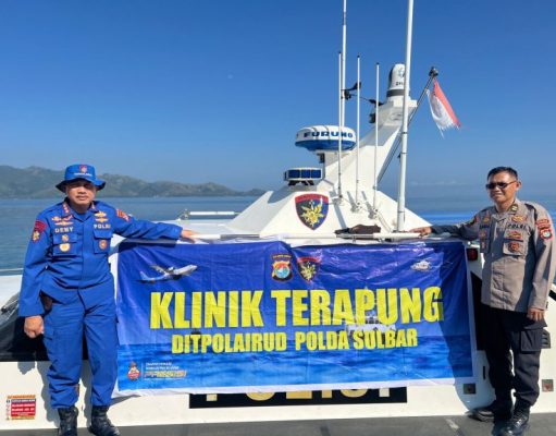 Klinik Apung DitPolairud dan Biddokkes Polda Sulbar Kembali Berikan Pelayanan Kesehatan