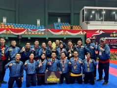 Kapolsek Pejawaran dan Tim Pelatih Antarkan Polda Jateng Menjadi Juara di Karate Kapolri Cup 2024