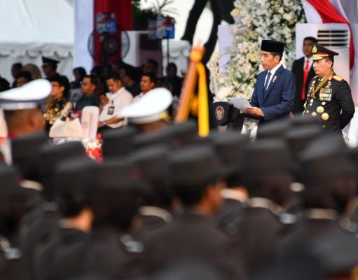 Presiden Jokowi Apresiasi Kinerja Polri Menjaga Stabilitas dan Keamanan Negara