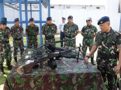 Cek Kesiapan Tempur Danlanud Husein Sastranegara Inpeksi Gudang Senjata