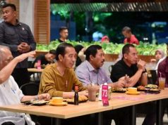 Minggu Malam di Semarang, Presiden Jokowi Nikmati Kuliner Mi Pedas