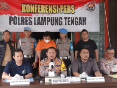 Polres Lamteng Sita Berbagai Ratusan Senjata Ilegal di Rumah Anggota DPRD Lampung Tengah