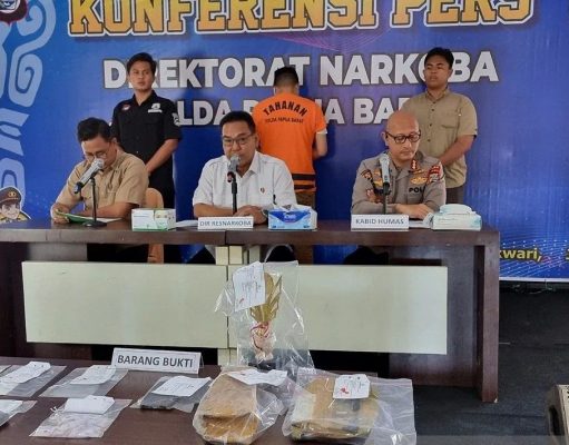 Menggunakan Sabu Sekretaris KPU Sorong ditangkap Polisi