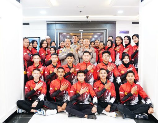 As SDM Kapolri Lepas Kontingen Taekwondo Polri ke Malaysia dan Thailand