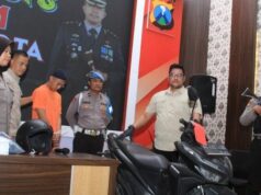 Polres Kediri Kota Amankan Pelaku Penendang Motor di Kota Kediri Akibatkan Korban Meninggal