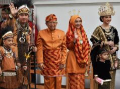 Wakil Presiden dan Wakil Presiden Terpilih Ikuti Upacara Detik-Detik Proklamasi dari Jakarta