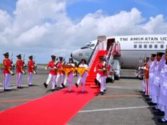 Tiba di Bandara Sultan Aji, Kirab Berlanjut ke IKN