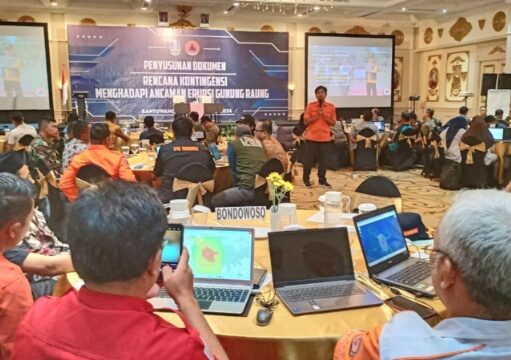 Siaga Erupsi Gunung Raung BPBD Jatim Susun Renkon Bareng Tiga Daerah