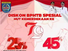 Sambut HUT RI, BKD Depok Beri Diskon BPHTB hingga 45 Persen