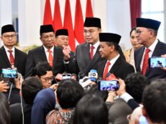 Menteri dan Wakil Menteri Baru Berikan Pernyataan Usai Dilantik Presiden di Istana Negara Jakarta