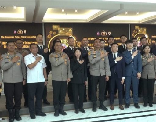Kepolisian Hongkong Puji Sistem Rekrutmen Polri ketika Berkunjung ke SSDM Polri