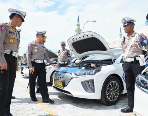 Kakorlantas Cek Kesiapan Personel dan Kendaraan Lalu Lintas Jelang HUT RI ke-79 di IKN