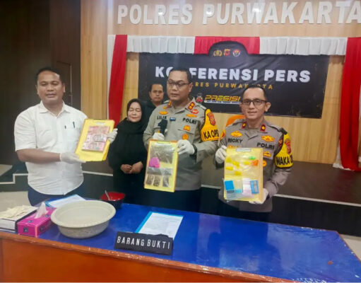 Polres Purwakarta Grebek Home Industry Tembakau Sintetis