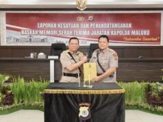 Pesan Kapolda Maluku pada Gelar Penandatanganan Memori Sertijab