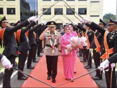 Kapolda Maluku Lepas Irjen Lotharia Latif