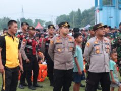 Laga Final Turnamen Sepakbola Kapolres Cup Tahun 2024 Aparat Kepolisian dan TNI Dikerahkan