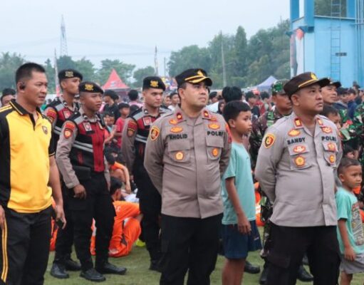 Laga Final Turnamen Sepakbola Kapolres Cup Tahun 2024 Aparat Kepolisian dan TNI Dikerahkan